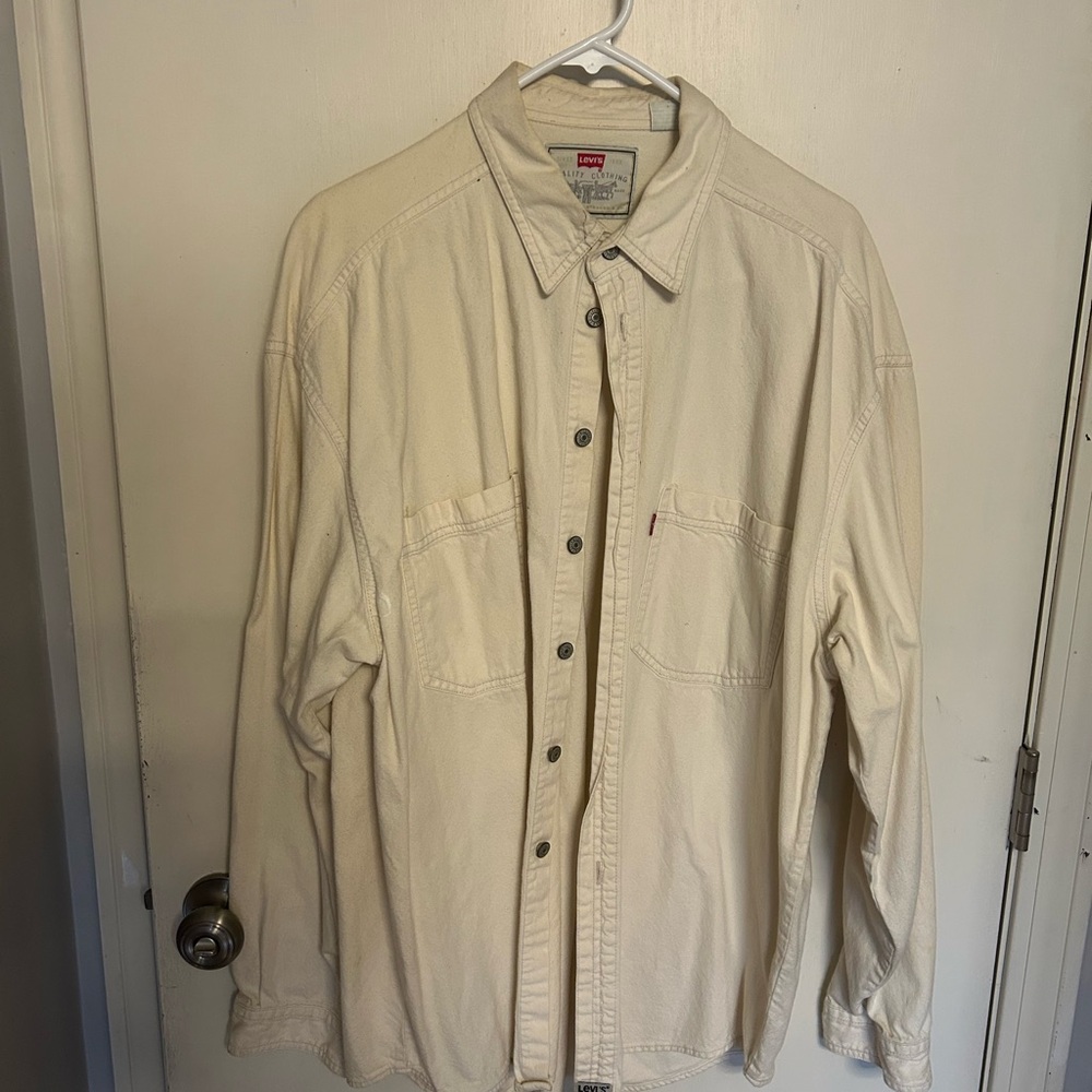 Vintage Levi’s Cream Workwear Shirt/Jacket